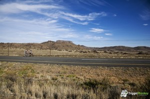 Little cyclists in a big Karoo